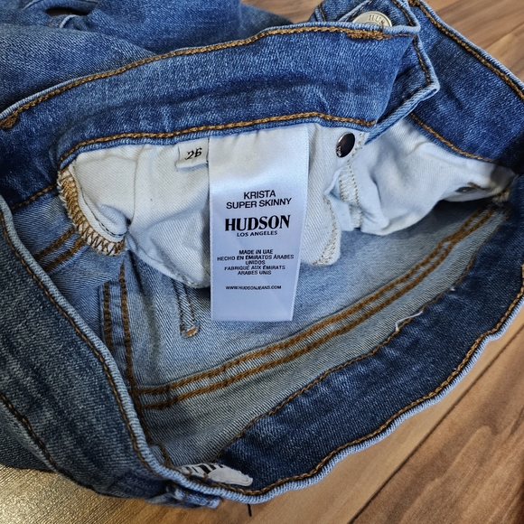 Hudson Krista Super Skinny Blue Jeans Size 26 - Picture 2 of 7